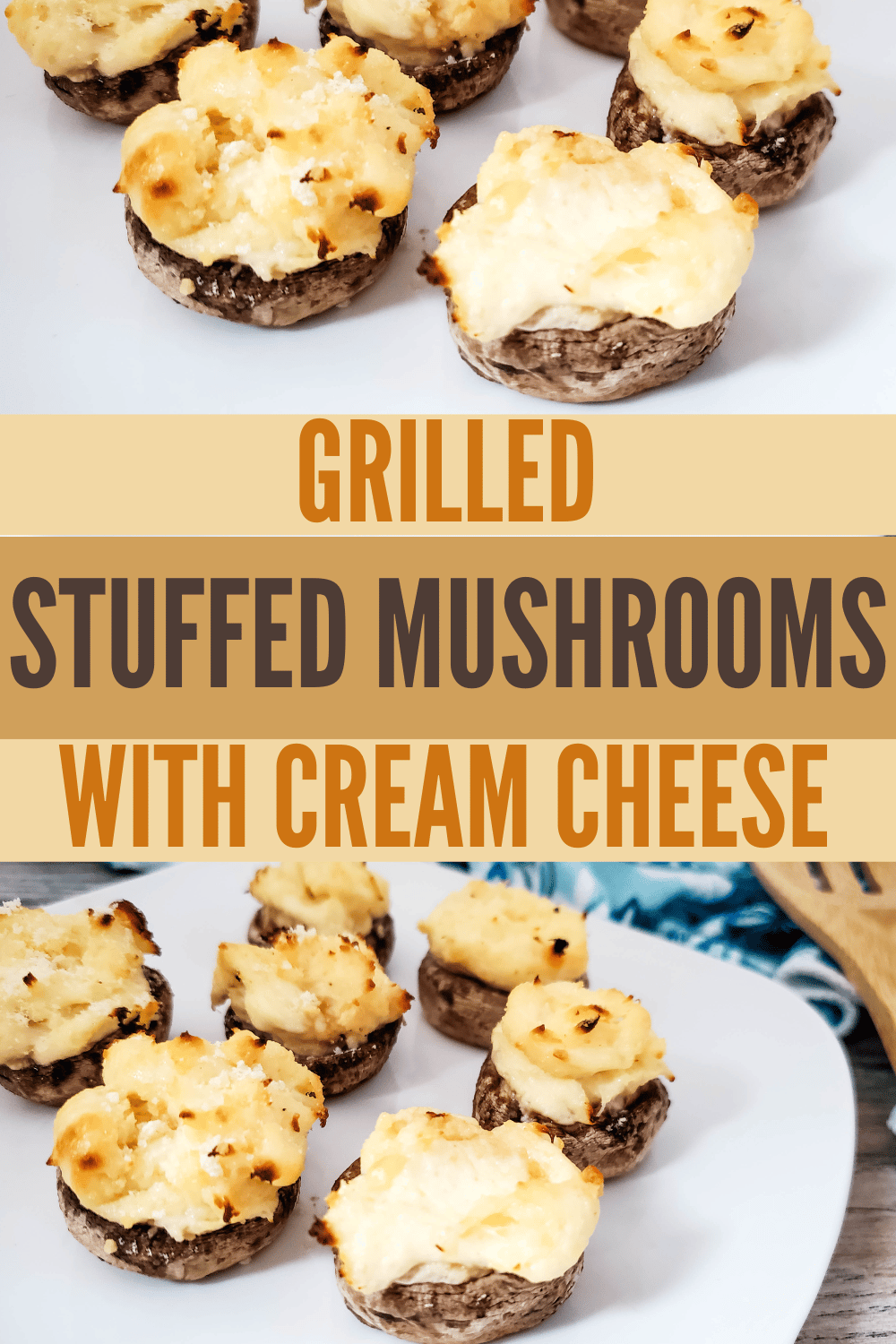 These Grilled Stuffed Mushrooms with Cream Cheese are the perfect appetizer for your next party! They’re easy to make and full of flavor. #grilledstuffedmushrooms #stuffedmushrooms #creamcheese #appetizer #recipe via @wondermomwannab