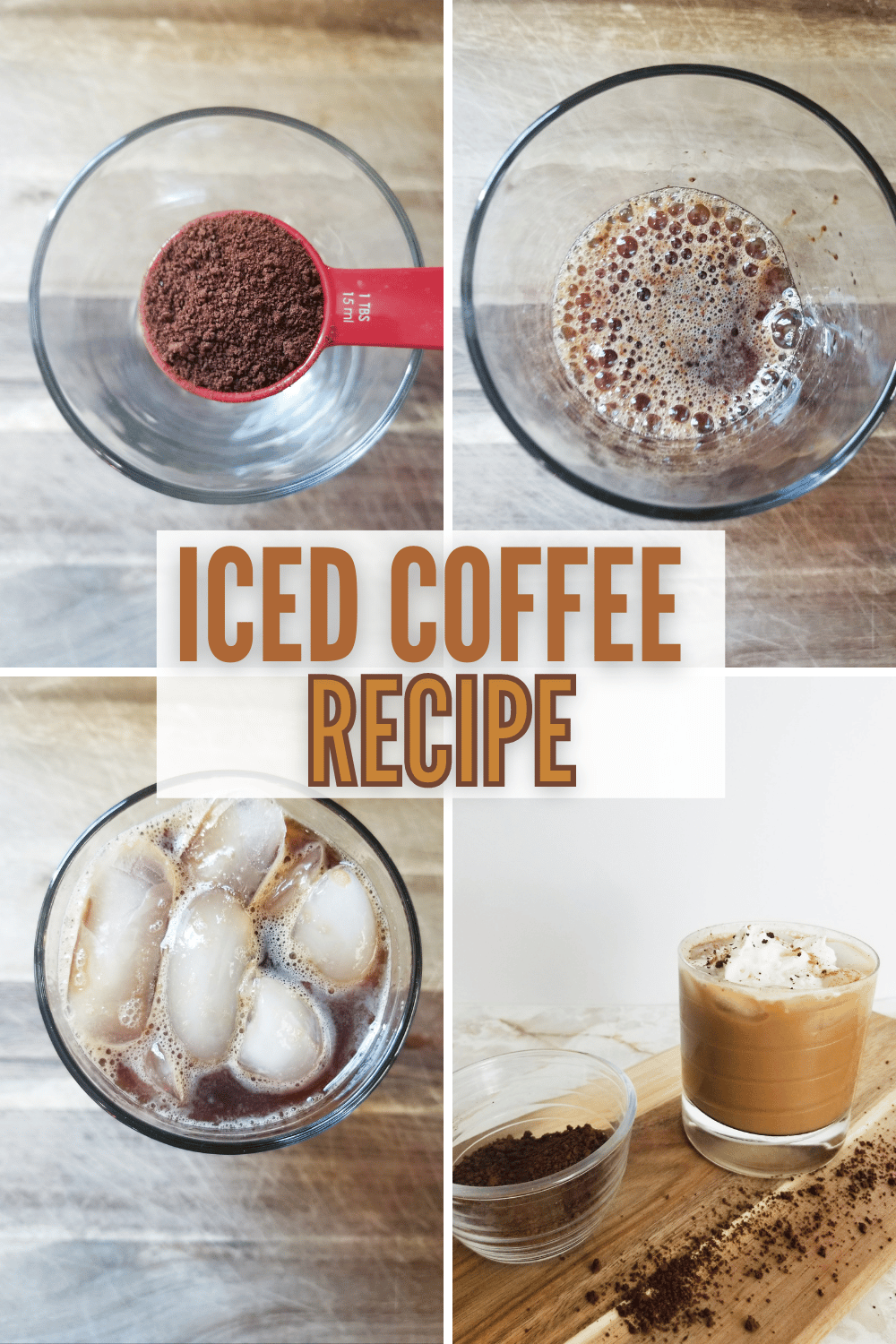 This Iced Coffee recipe is the perfect way to cool off on a hot summer day! When you want a refreshing iced coffee, try this recipe! #icedcoffeerecipe #icedcoffee #coffee #recipe via @wondermomwannab