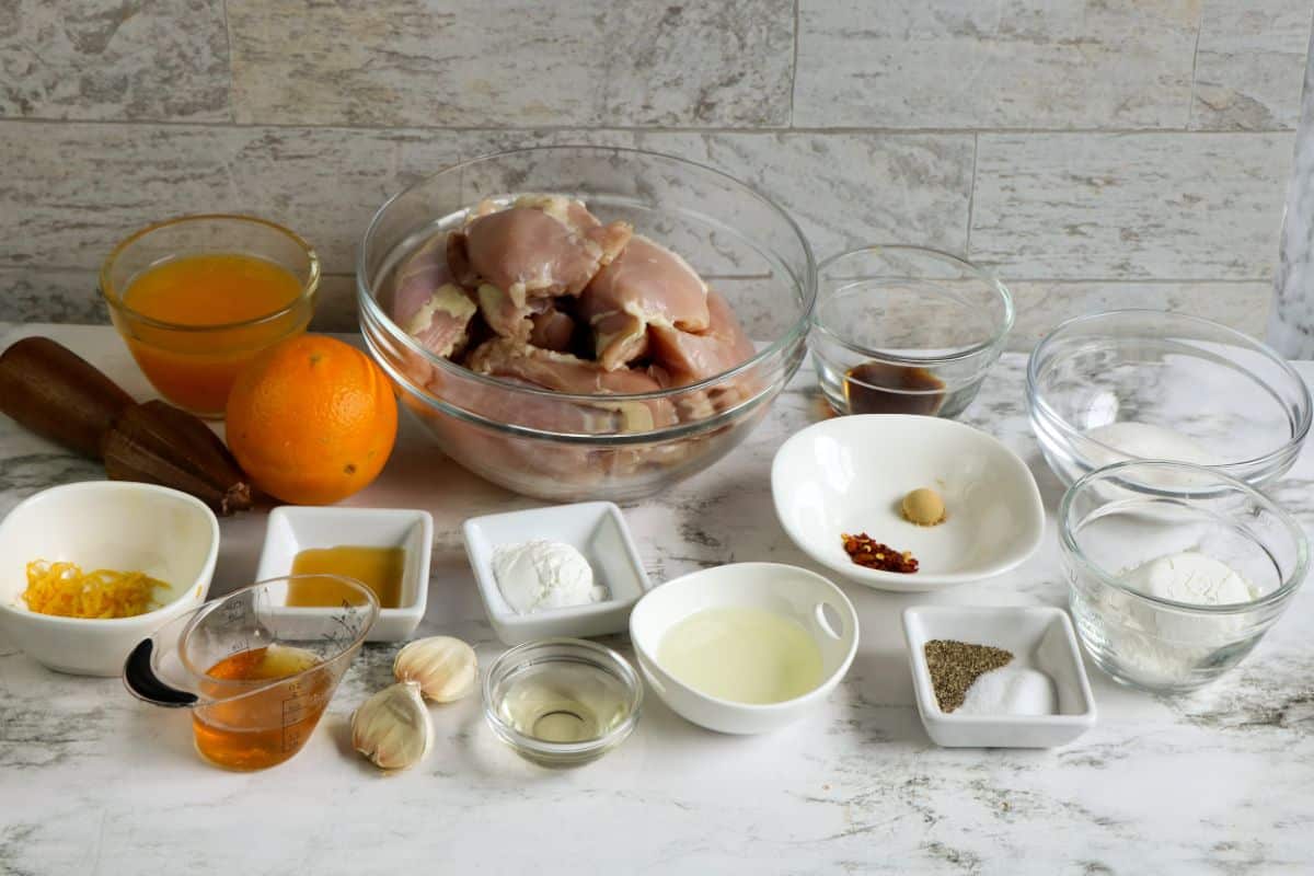 Crockpot Orange Chicken Recipe ingredients