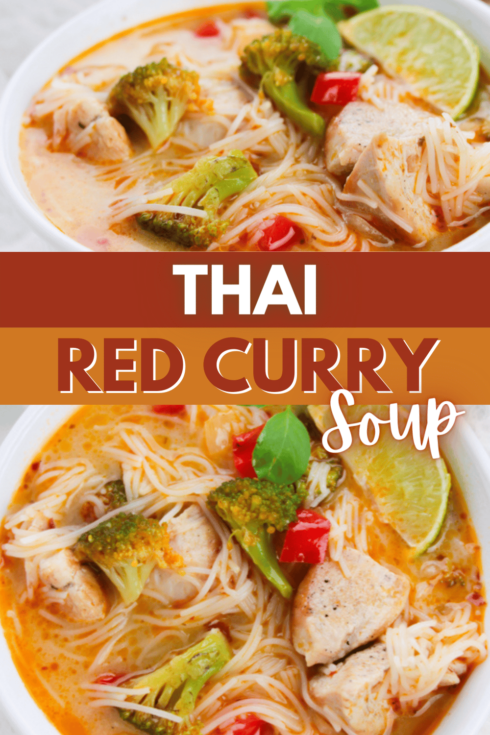Thai red curry soup is a delicious and easy-to-make soup that is perfect for any occasion. This soup will warm you up from the inside out. #thairedcurrysoup #soup #fallrecipe #thaicurry via @wondermomwannab