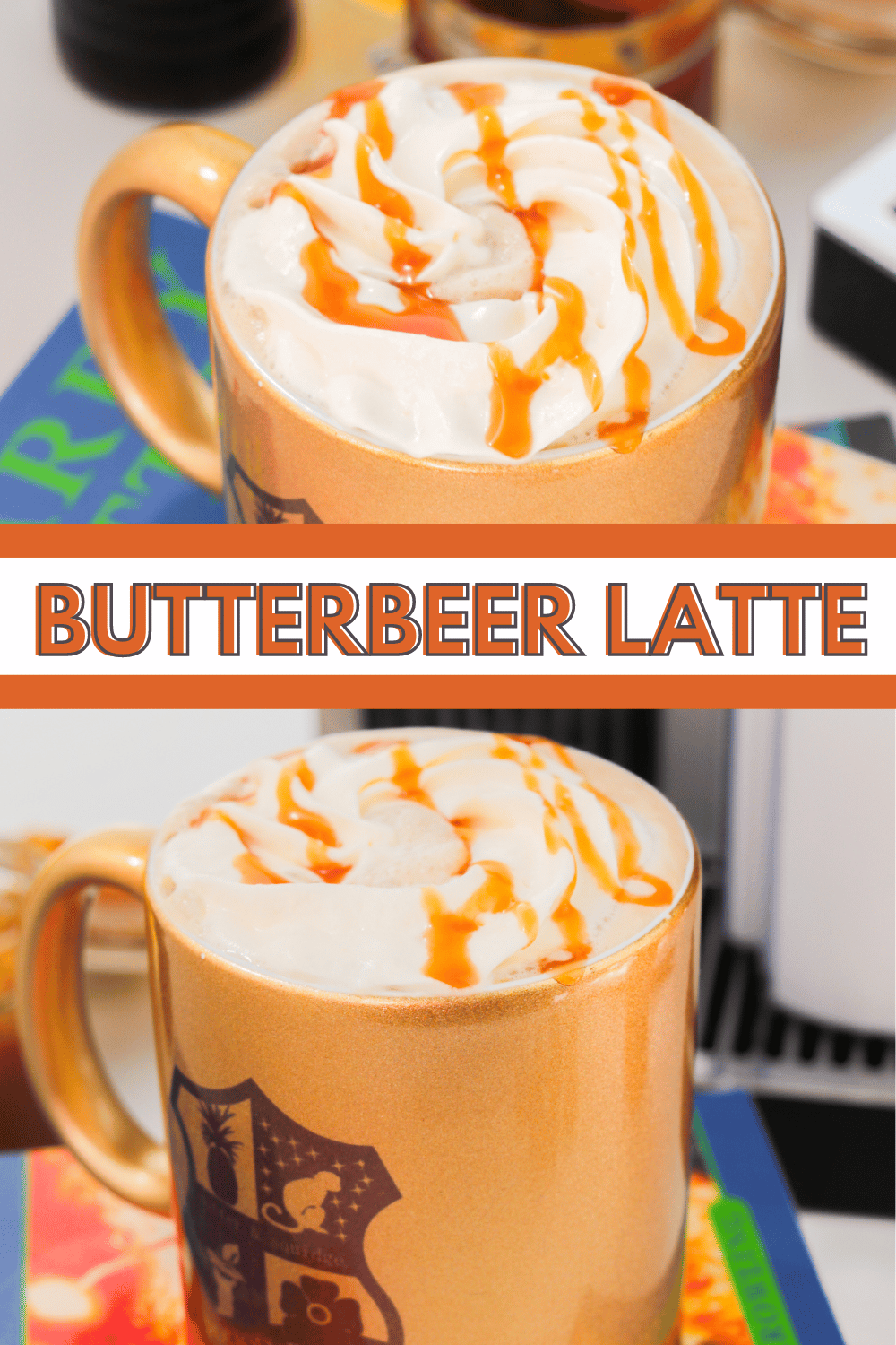 This Butterbeer Latte is the perfect winter treat, it’s creamy, light and a great way to warm up on a chilly day. #butterbeerlatte #butterbeer #latte #starbucks via @wondermomwannab