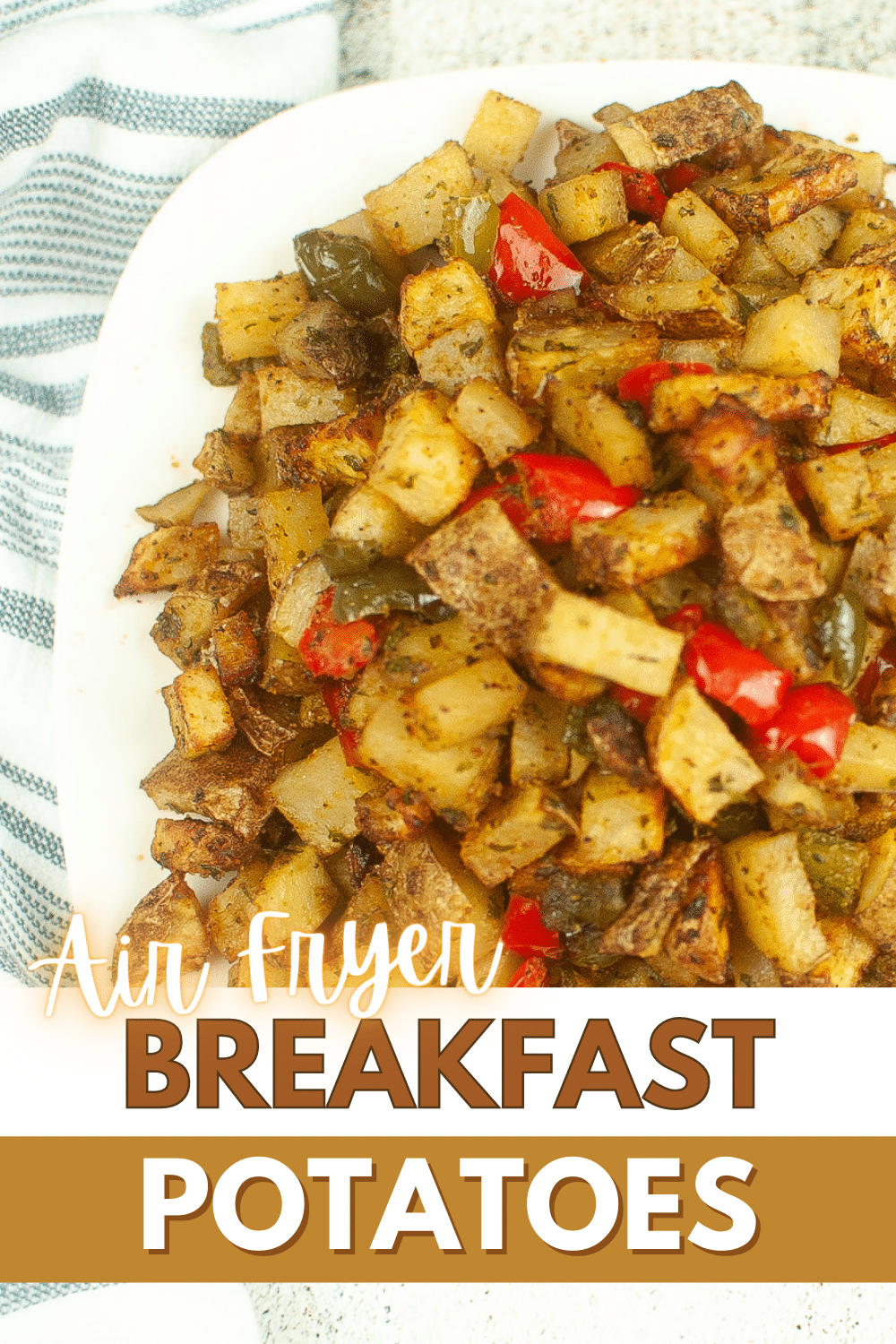 These Air Fryer Breakfast Potatoes are an easy and delicious way to enjoy breakfast potatoes without having to turn on the oven. #airfryerbreakfastpotatoes #airfryer #breakfastpotatoes #breakfast #potatoes via @wondermomwannab