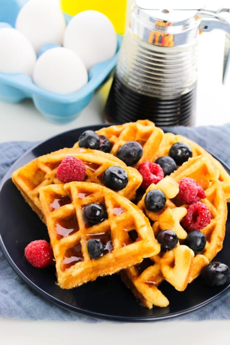 Cake Mix Waffles