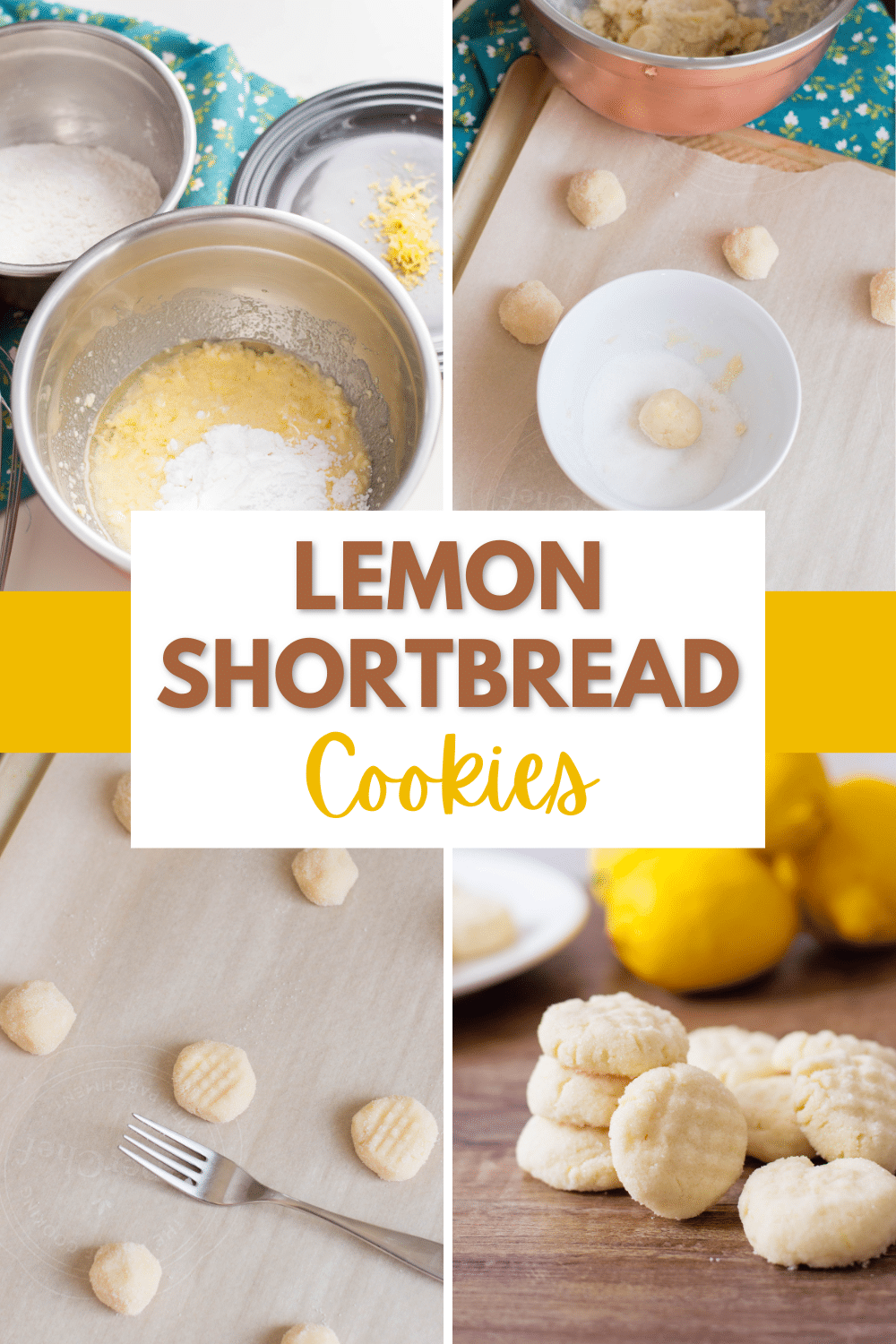 These Lemon Shortbread Cookies are a delightfully sweet treat. The buttery cookie dough is flavored with a hint of lemon with sugar. on top. #lemonshortbreadcookies #lemonshortbreadcookierecipe #cookierecipe #shortbreadcookiesrecipes #lemonflavor via @wondermomwannab