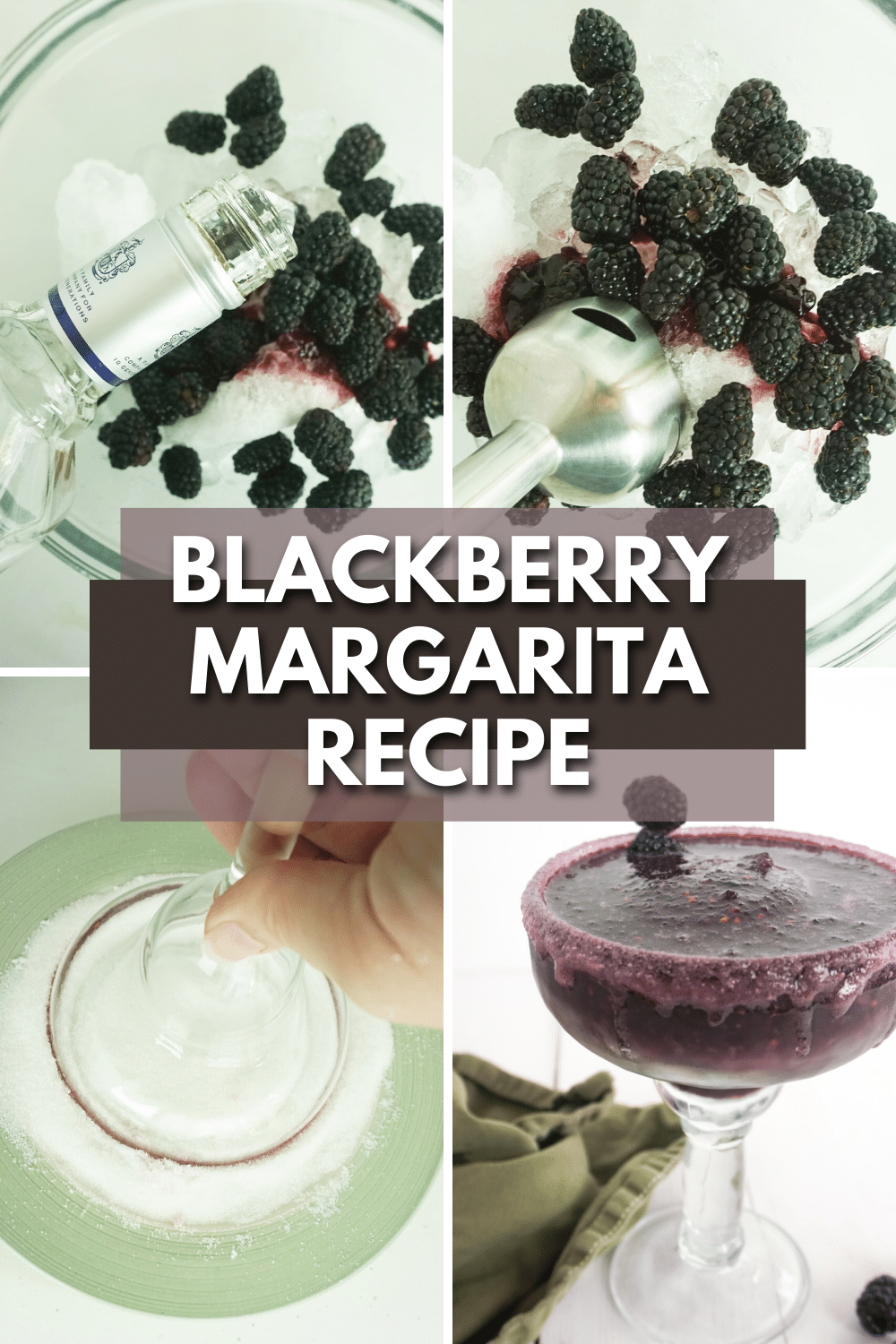 Blackberry margarita recipe.