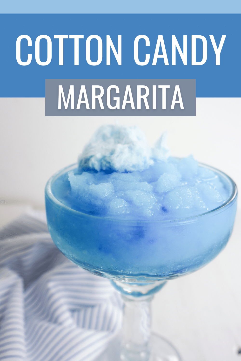 This Cotton Candy Margarita is sure to be a crowd pleaser! With its sweet and delicate flavor, it’s the perfect drink for your get-together. #cottoncandymargarita #cocktail #cottoncandy #margarita #uniquedrink via @wondermomwannab