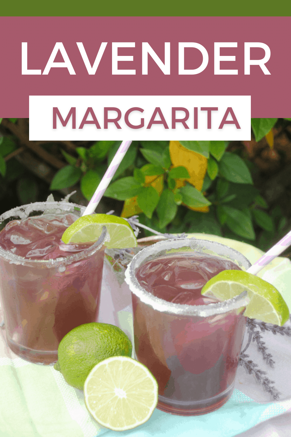 This Lavender Margarita is a sweet drink made with a few simple ingredients. It's a unique and refreshing cocktail perfect for Cinco de Mayo. #lavendermargarita #cocktails #margaritas #lavendermargaritarecipe #lavender via @wondermomwannab