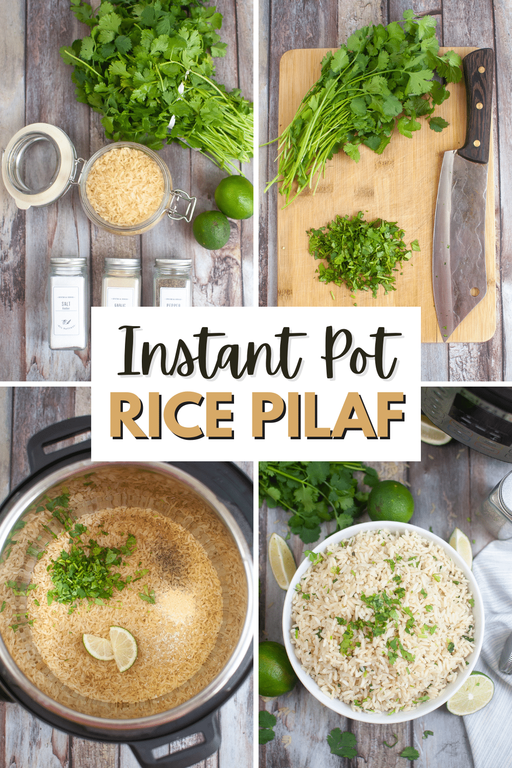 Instant pot rice pilaf.