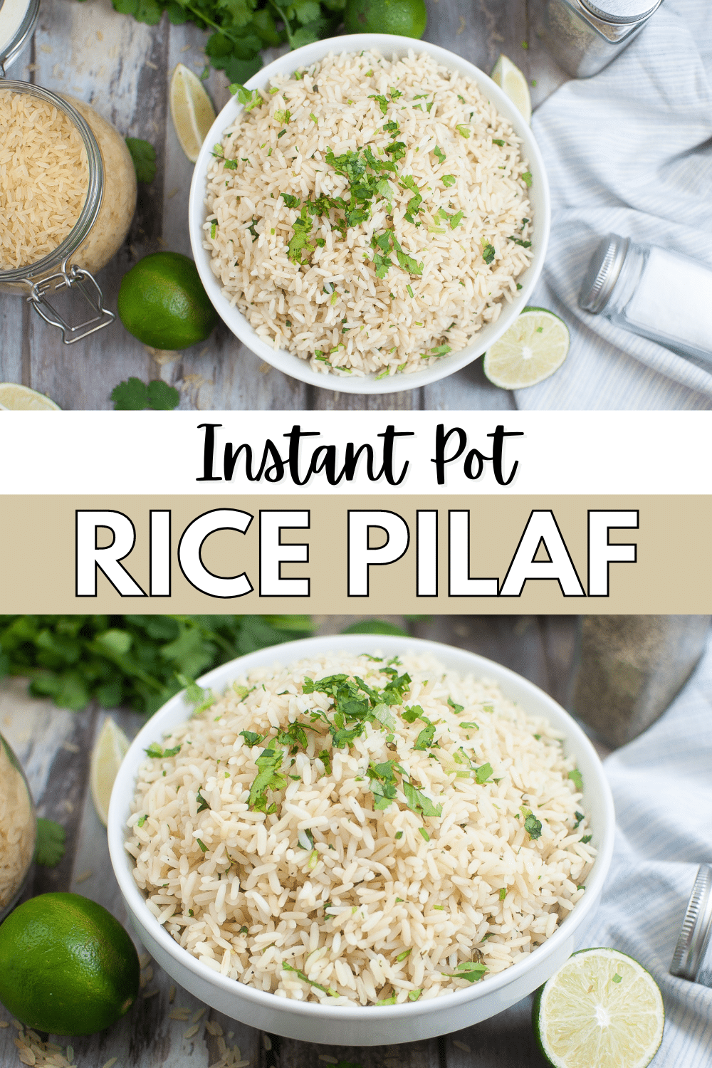 Pilaf made quickly in the Instant Pot.
