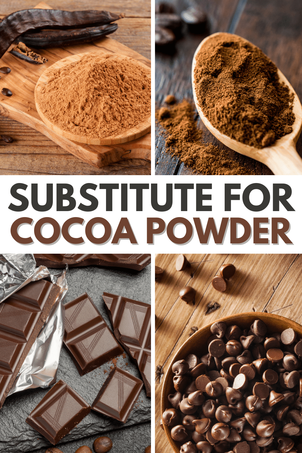 Substitute for cocoa powder.