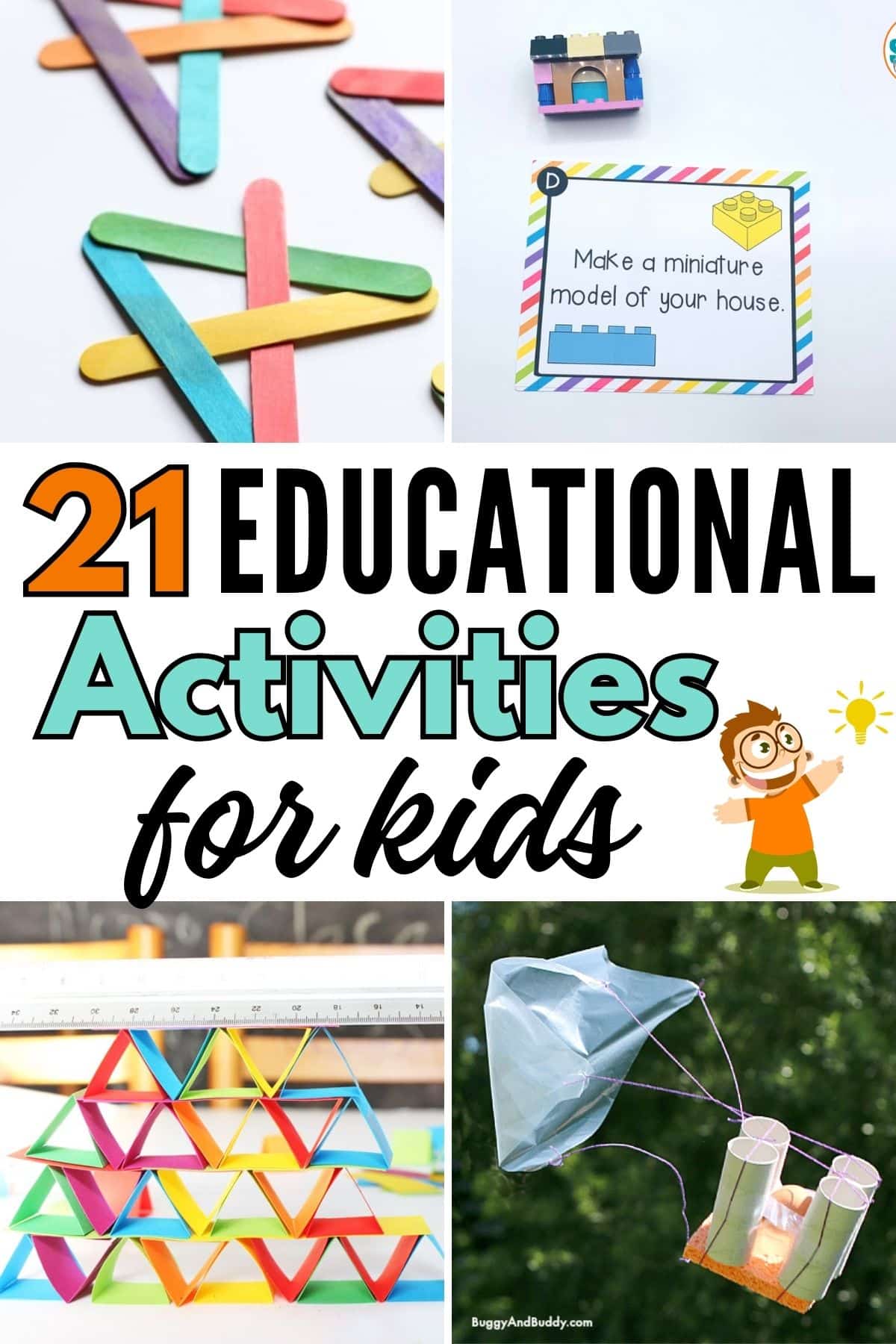 21 activities for kids that are educational.