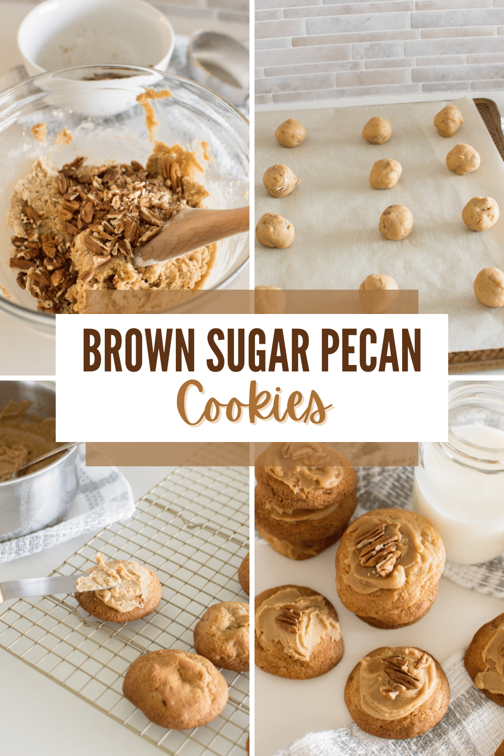Brown sugar pecan cookies.