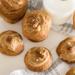 Brown sugar cookies with pecans.