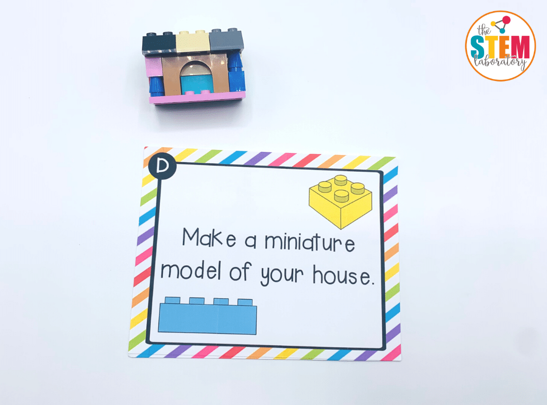 Create an educational activity for kids to construct a miniature model of their house.