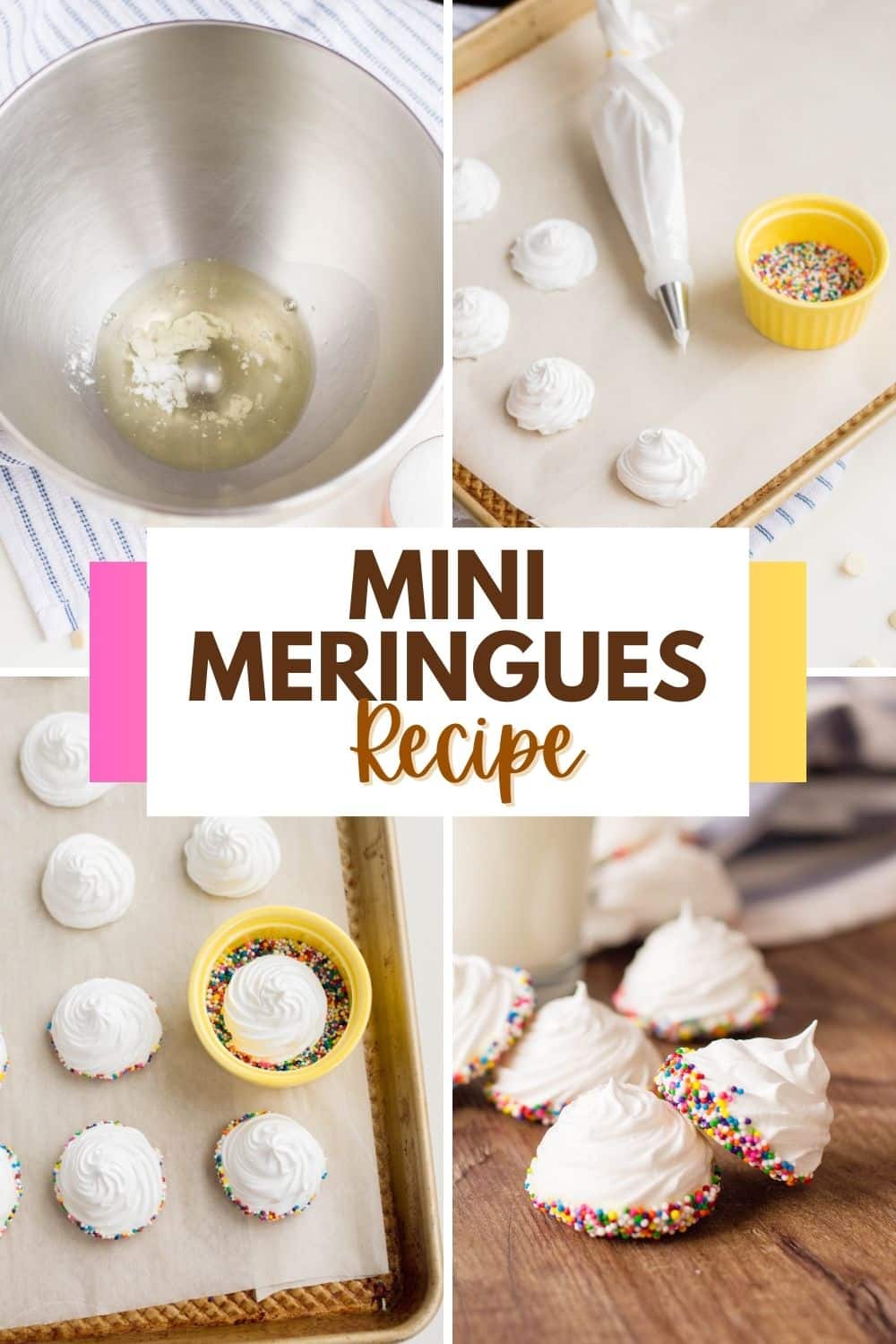Mini meringues recipe: A delightful and easy-to-follow recipe for making miniature meringues.