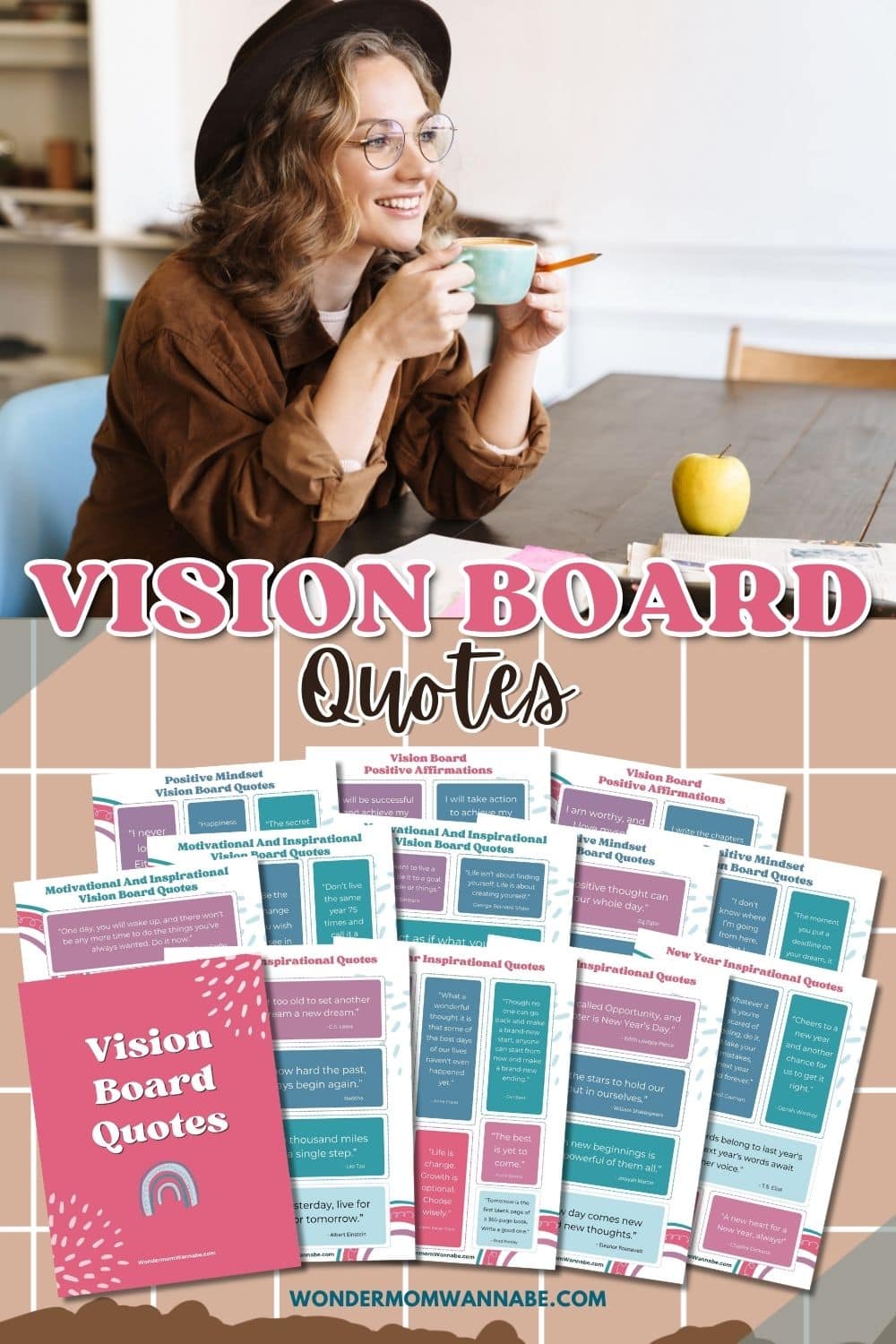 Explore an extensive collection of inspiring vision board quotes to ignite your motivation and manifest your dreams.