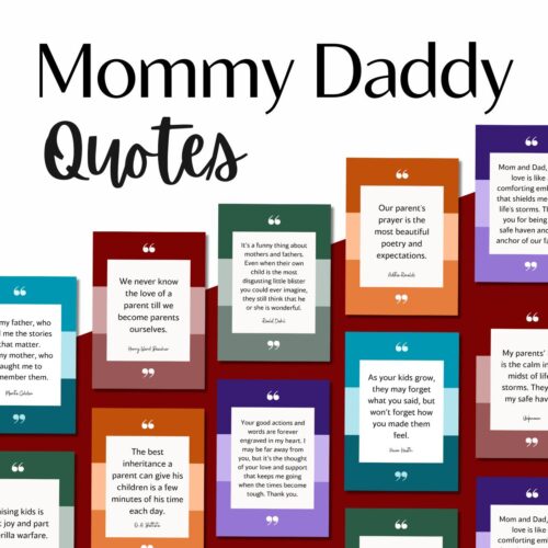 Discover a collection of heartfelt and inspiring mommy daddy quotes that celebrate the love, wisdom, and guidance of parents.