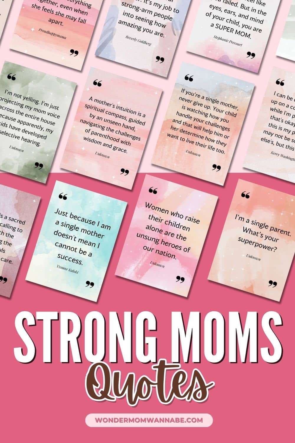 Strong mom quotes printable for all the strong moms out there. These quotes are bound to inspire and empower you, reminding you of your strength and resilience. Hang them up in your home or office as a