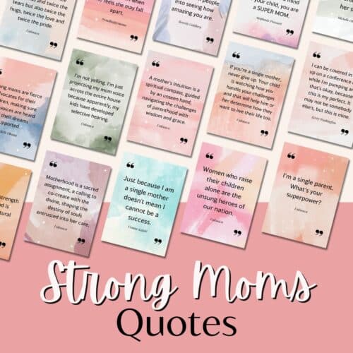 Printable Quotes for Strong Moms.