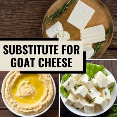 Looking for a substitute for goat cheese? Look no further!