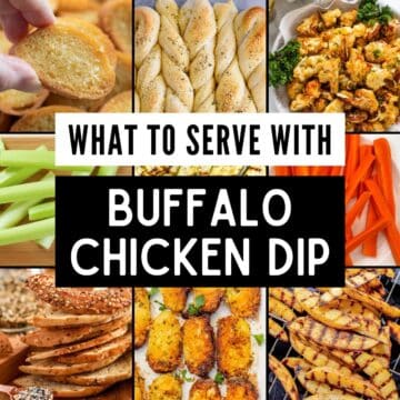What to serve with buffalo chicken dip.