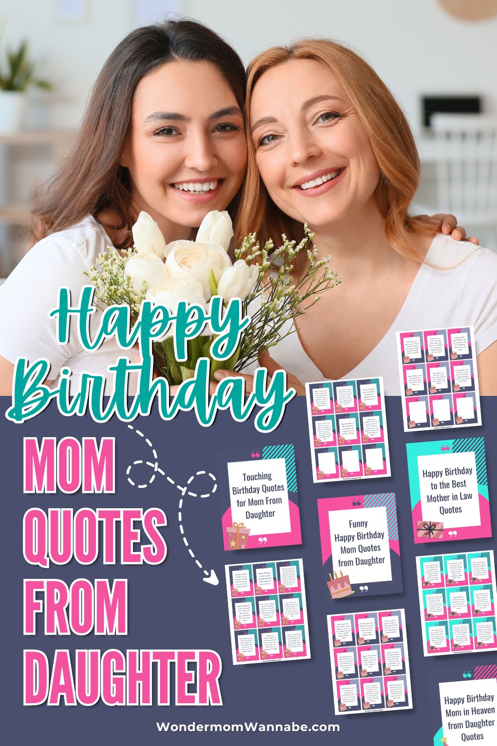 Happy birthday mom! Here are heartwarming quotes from your loving daughter.