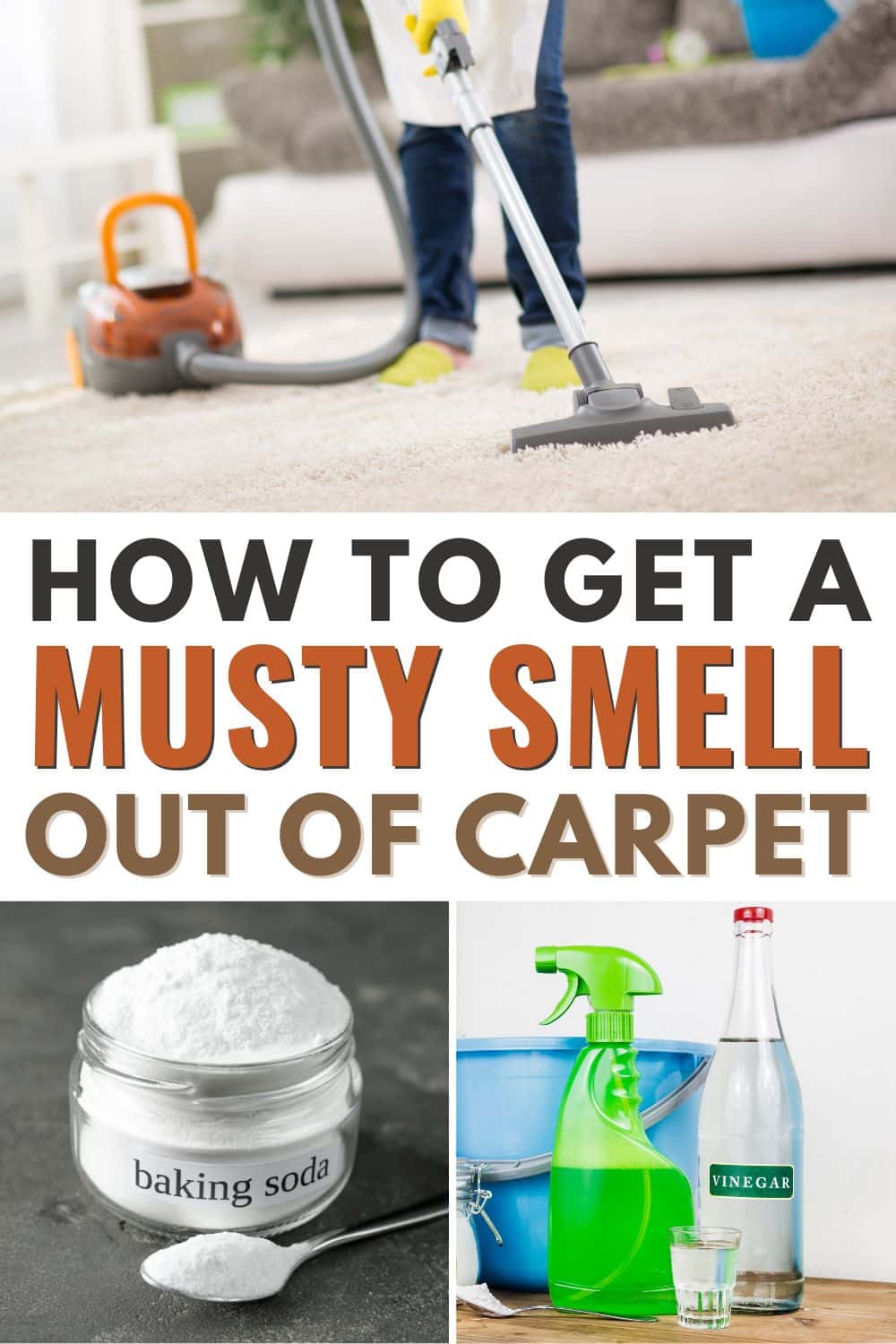 How to get a musty smell out of carpet.